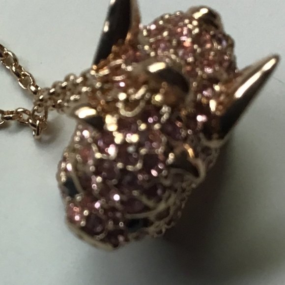 Kate Spade New Pink Flying Pig Necklace - Picture 3 of 4